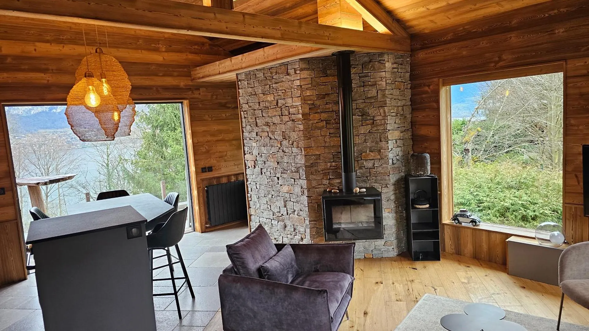 Dağ evi Bois Des Alpes Villa Annecy Fransa